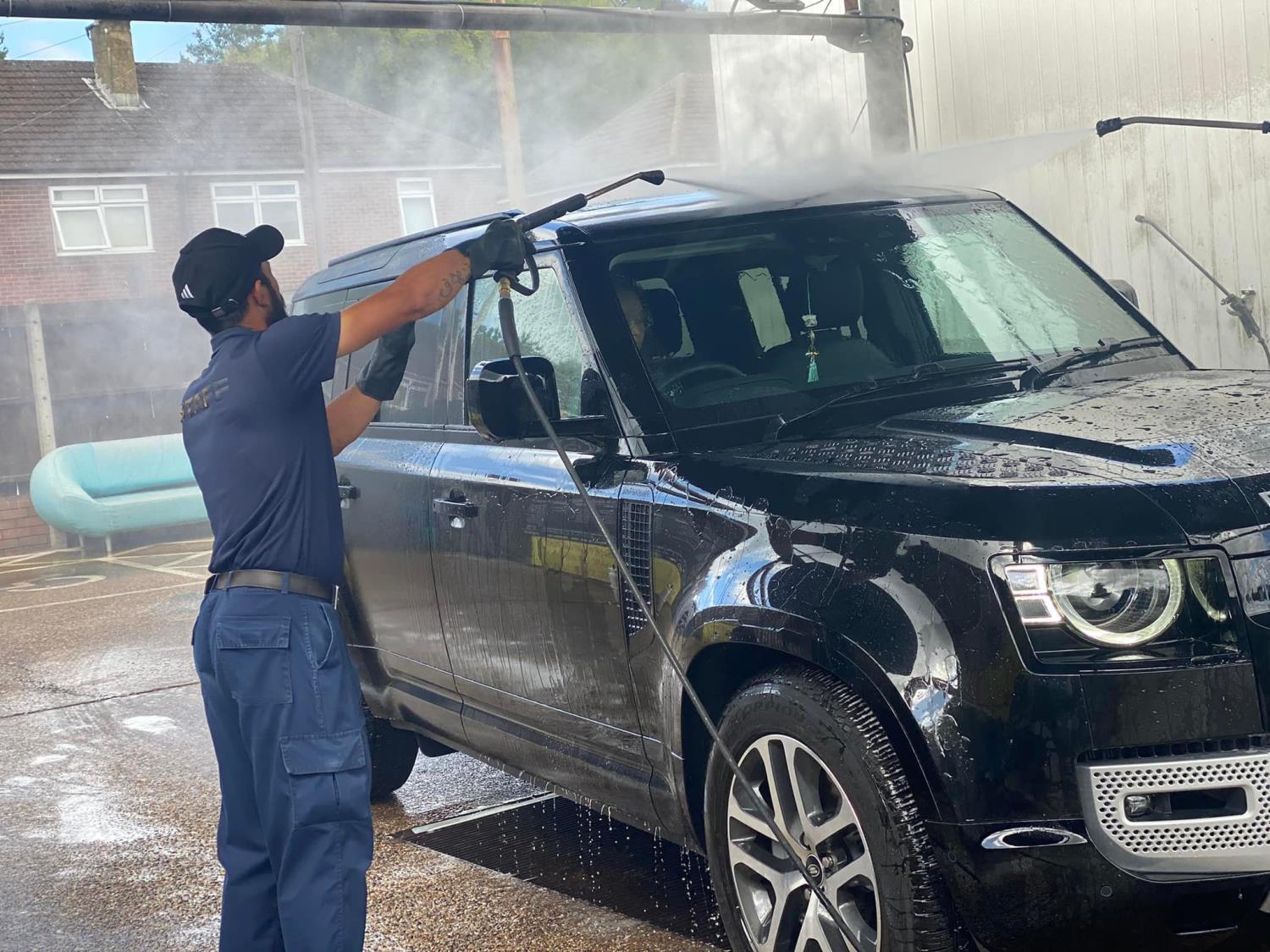 Another busy Saturday at our Shell Egham Hand Car Wash